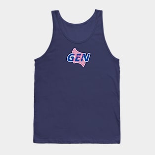 Generation Z Word Lettering Art Tank Top